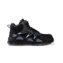 Zapato laboral con puntera fibra de vidrio Negro/Marino 36