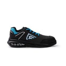 Zapato laboral con cámara de aire Negro/Royal 36