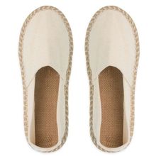 Zapatilla de casa en algodón canvas L