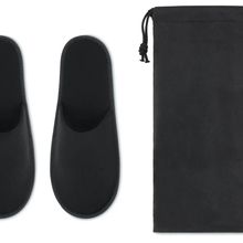 Zapatillas de Hotel Talla Única Negro