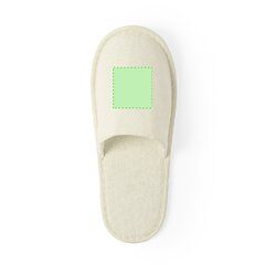 Zapatillas Algodón/Poliéster Unisex | Empeine zapatilla derecha | 50 x 50