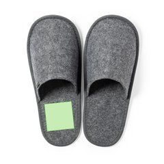Zapatillas Unisex de Fieltro RPET | Talón zapatilla izquierda | 50 x 50