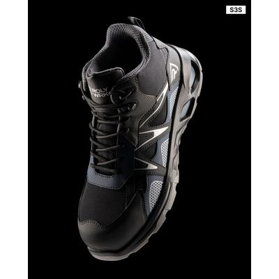 Zapato laboral con puntera fibra de vidrio