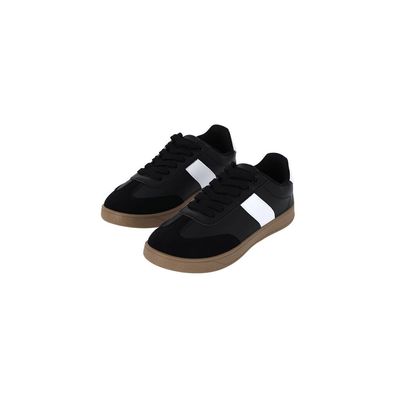 Zapatilla de piel suave y suela acolchada