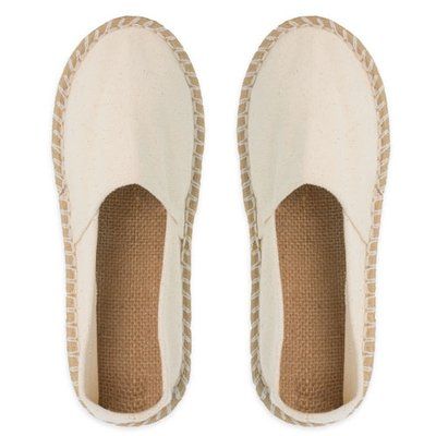 Zapatilla de casa en algodón canvas L