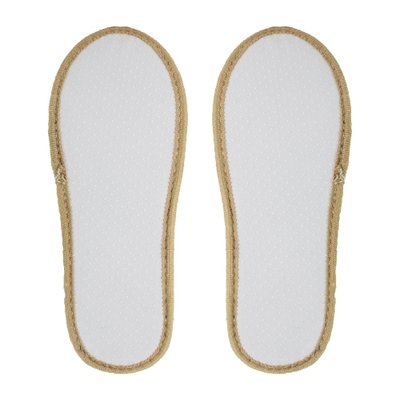 Zapatilla de casa en algodón canvas