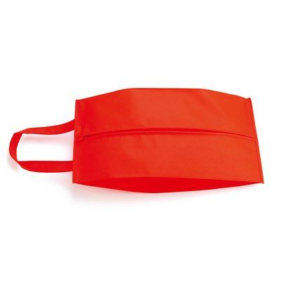 Zapatillero en non woven personalizado con asa Roj