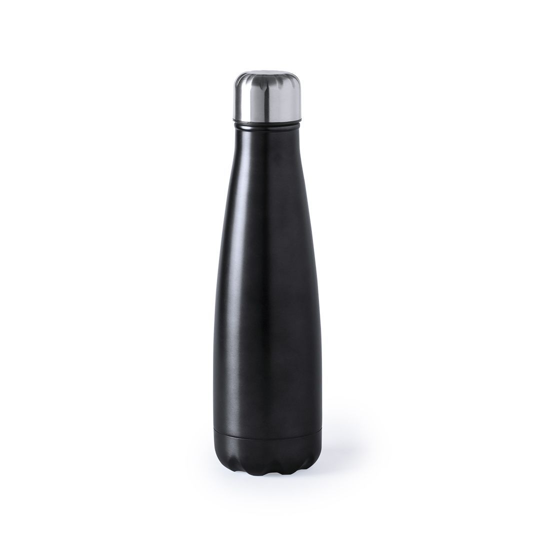 Botella Shaker Acero Inoxidable 800ml Negro