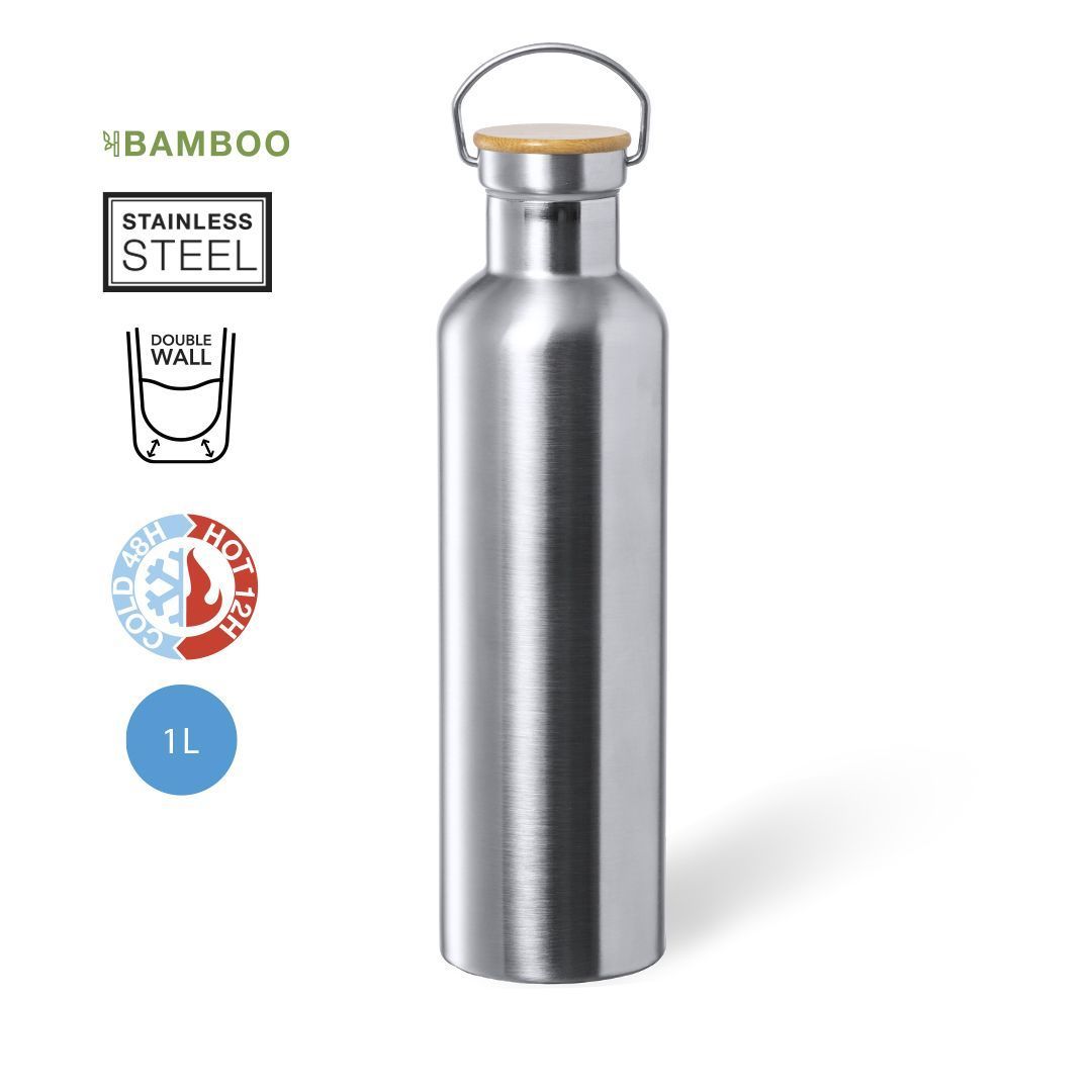 Botella Térmica 1L Acero Inox desde 5.26 € - ¡Compra Ya!