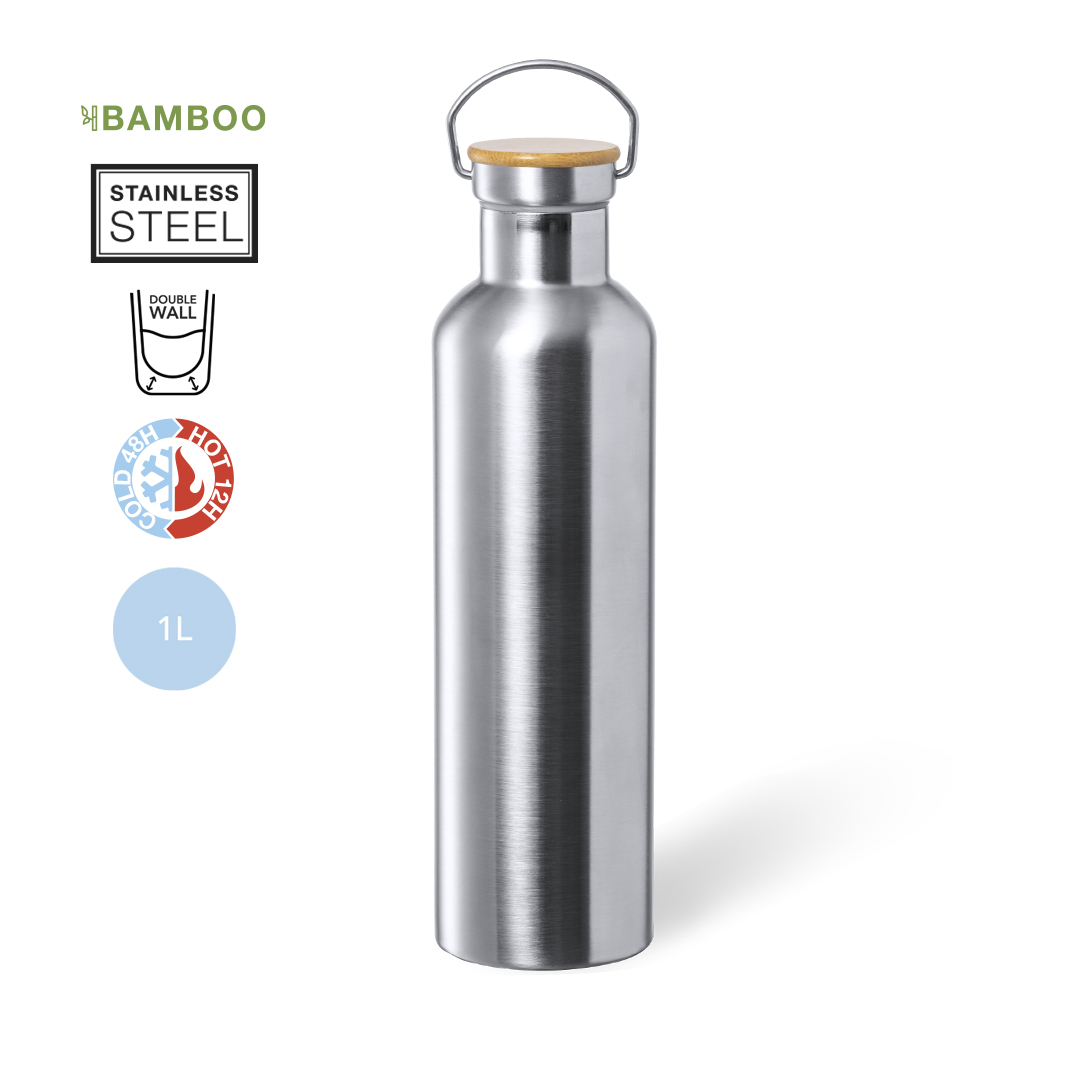 Botella Térmica 1L Acero Inox desde 5.26 € - ¡Compra Ya!