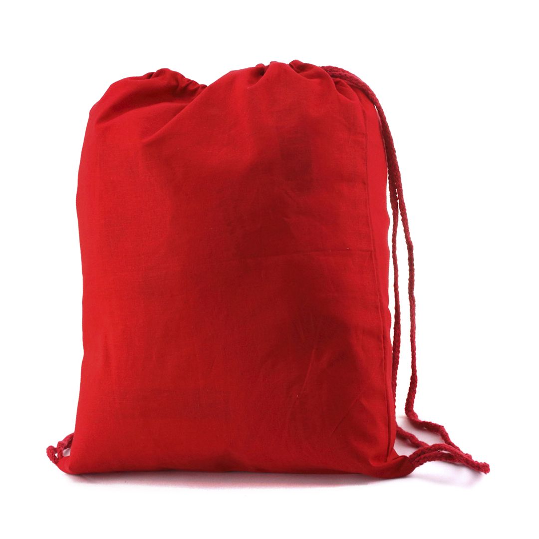 Mochila saco de color de algodón de 100 g/m2