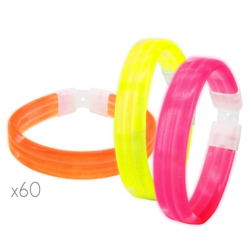 Pack 60 Pulseras Luminosas a 9.35 €✨ - ¡Compra Ya!