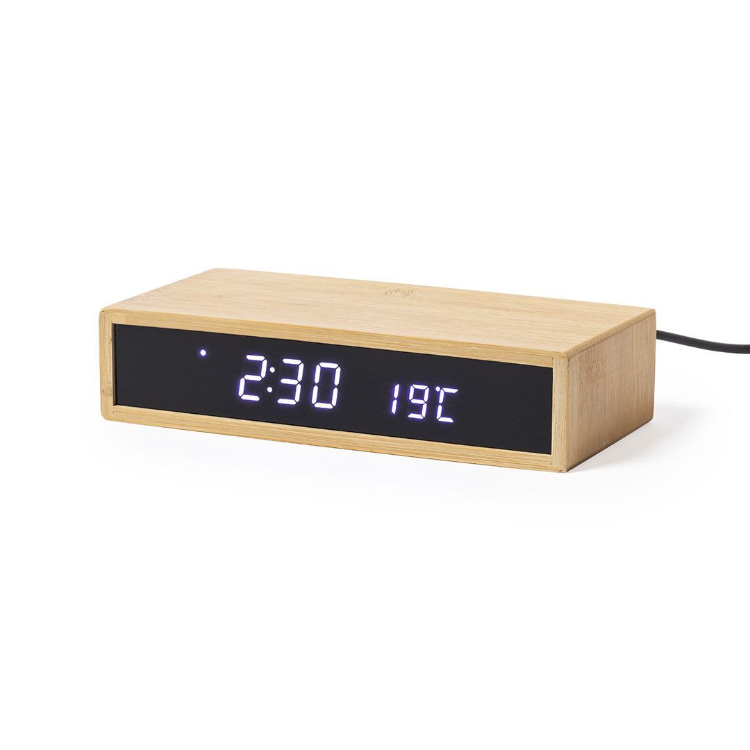 Reloj Sobremesa Multifunción de Bambú desde 8.49 € ✨ 🎁